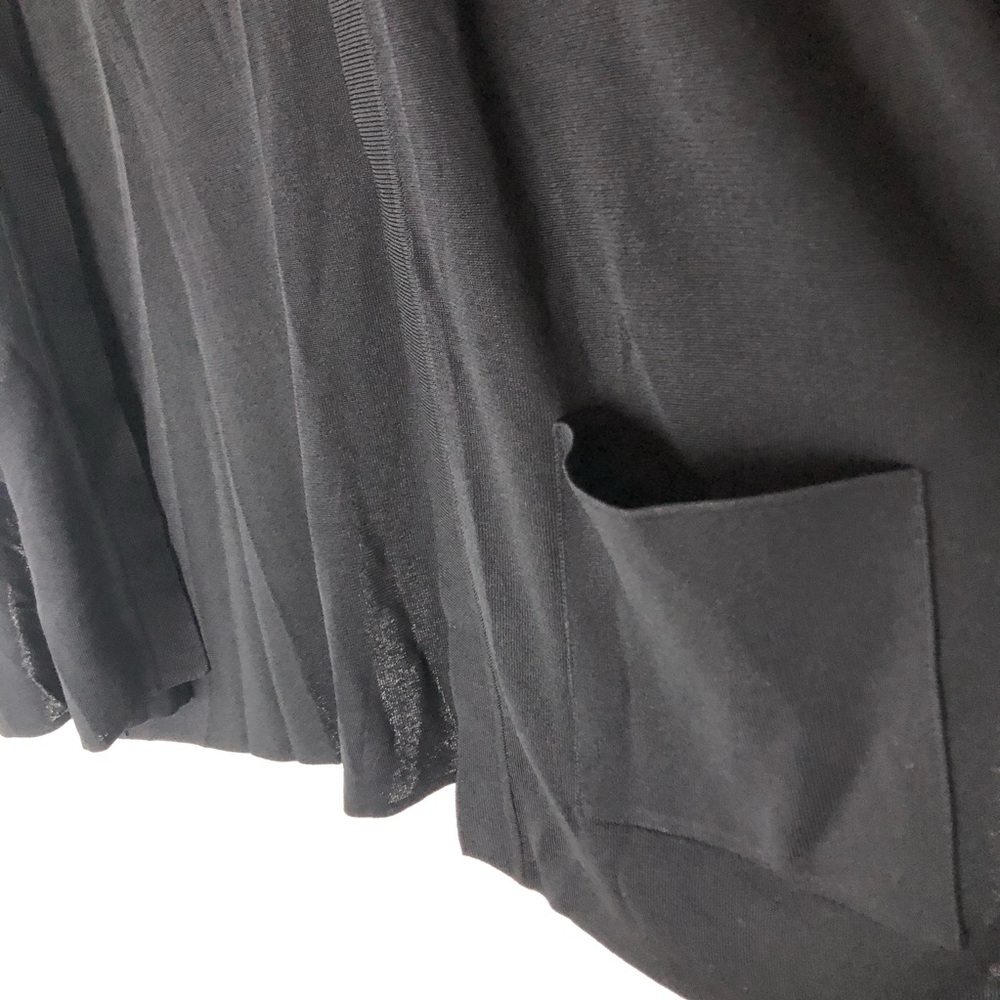 Misook Longline Open Front Patch Pocket Cardigan - image 6